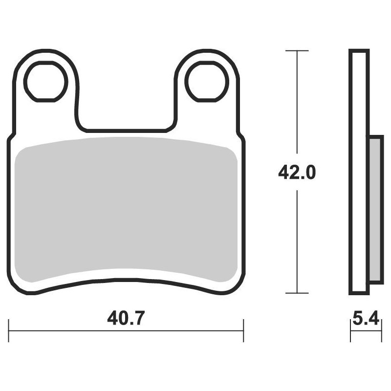 BREMBO PLAQUETTE INDIAN 1130 SCOUT 2015- PLAQ ARRIERE