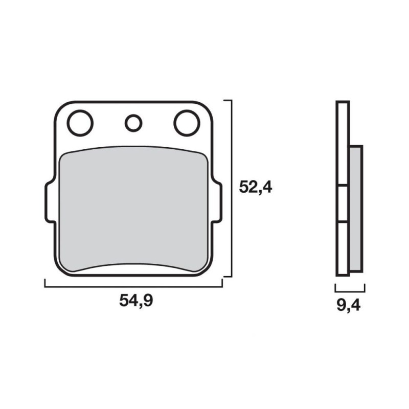BREMBO PLAQUETTE CBR1000F/XL600TRANSALP  HO23/M2 AR