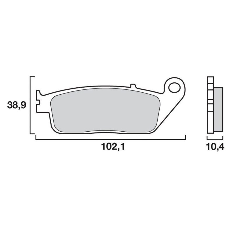 BREMBO PLAQUETTE IDEM 07BB0109