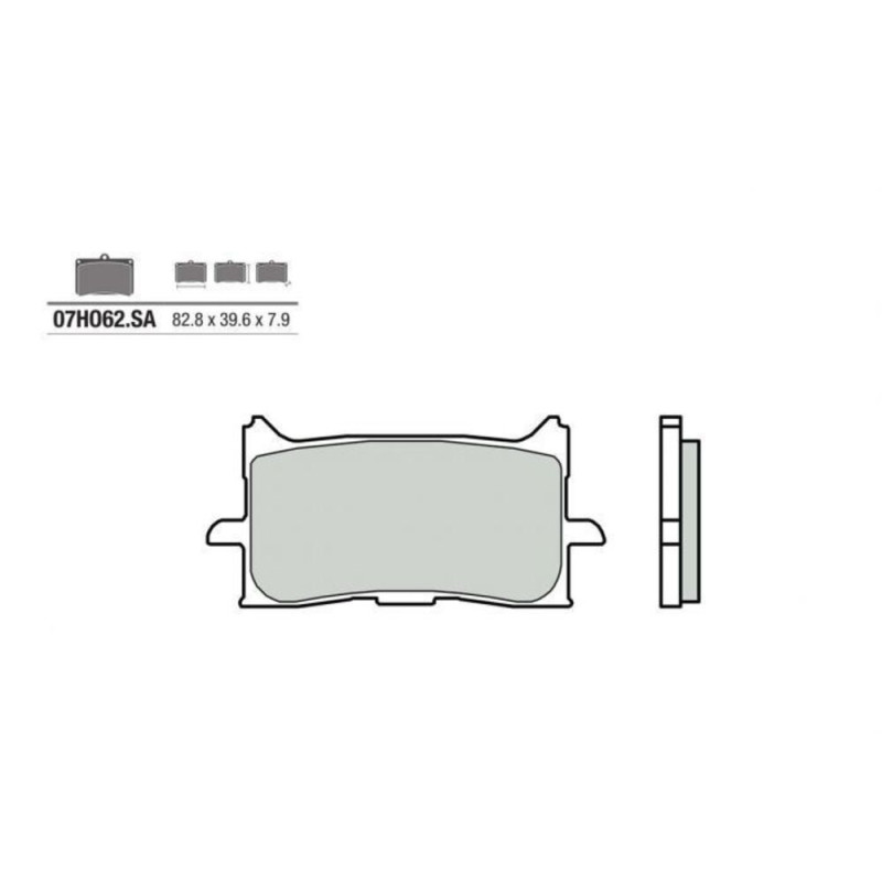 BREMBO PLAQUETTE AR HONDA 125 MSX/250 CRF L 2014