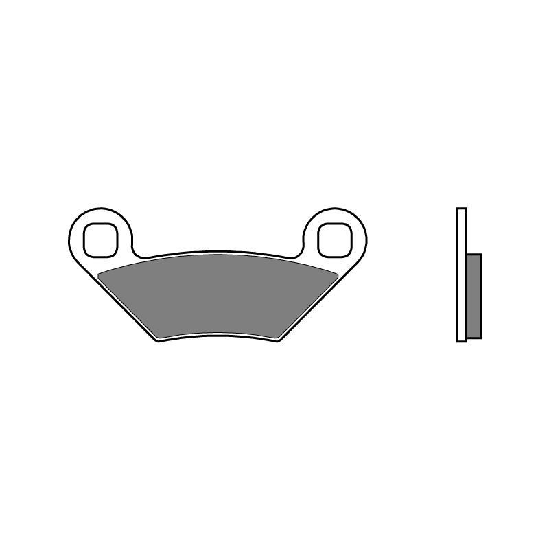 BREMBO PLAQUETTE CROSS AVANT QUAD POLARIS 800 MVRS 4X4 08- / ...