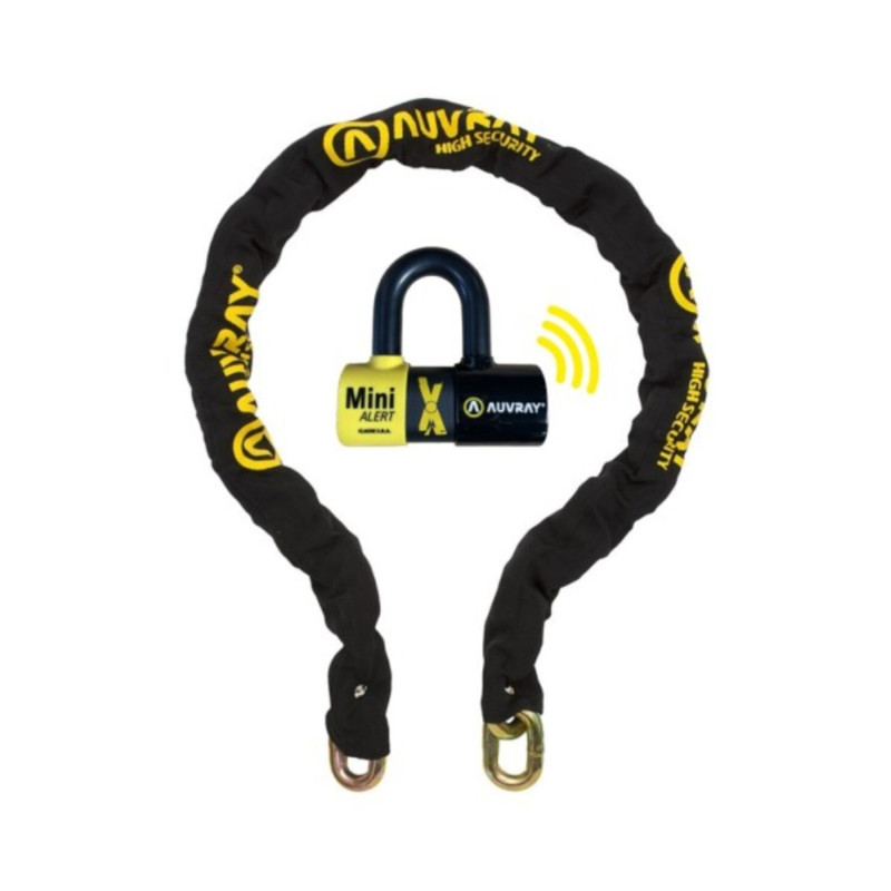 AUVRAY CHAINE + CADENAS XTREM ALARME 140+BD CLASSE SRA
