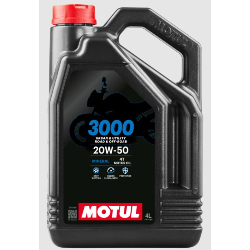 MOTUL 3000 20W50 4T - 4L
