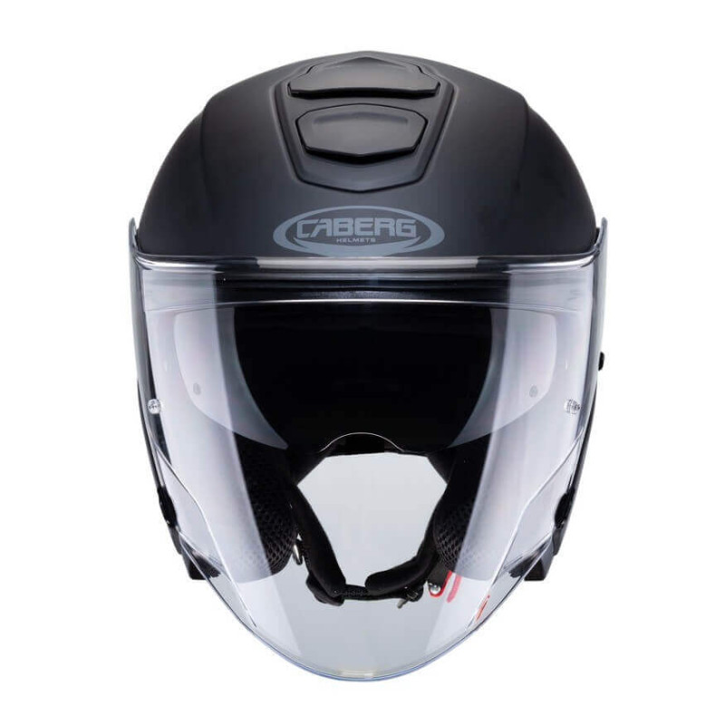 CABERG CASQUE JET FLYON NOIR MAT