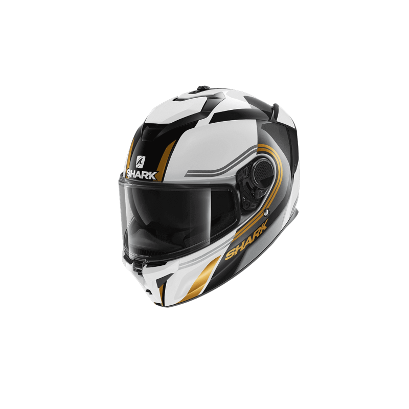 SHARK INTEGRAL SPARTAN GT TRACKER BLANC OR