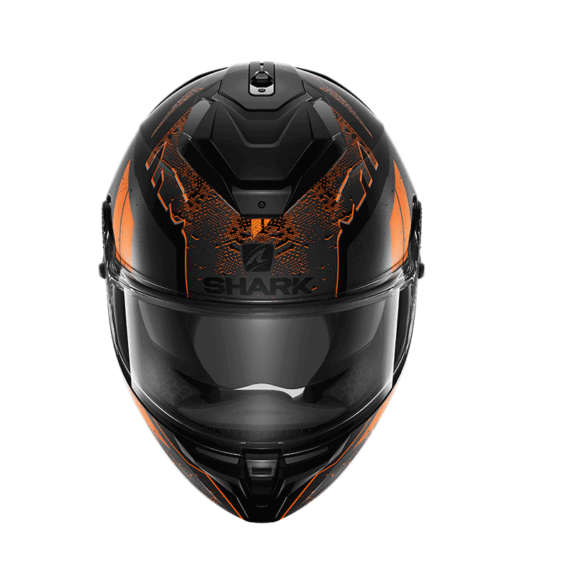 SHARK INTÉGRAL SPARTAN GT RYSER MAT NOIR ORANGE