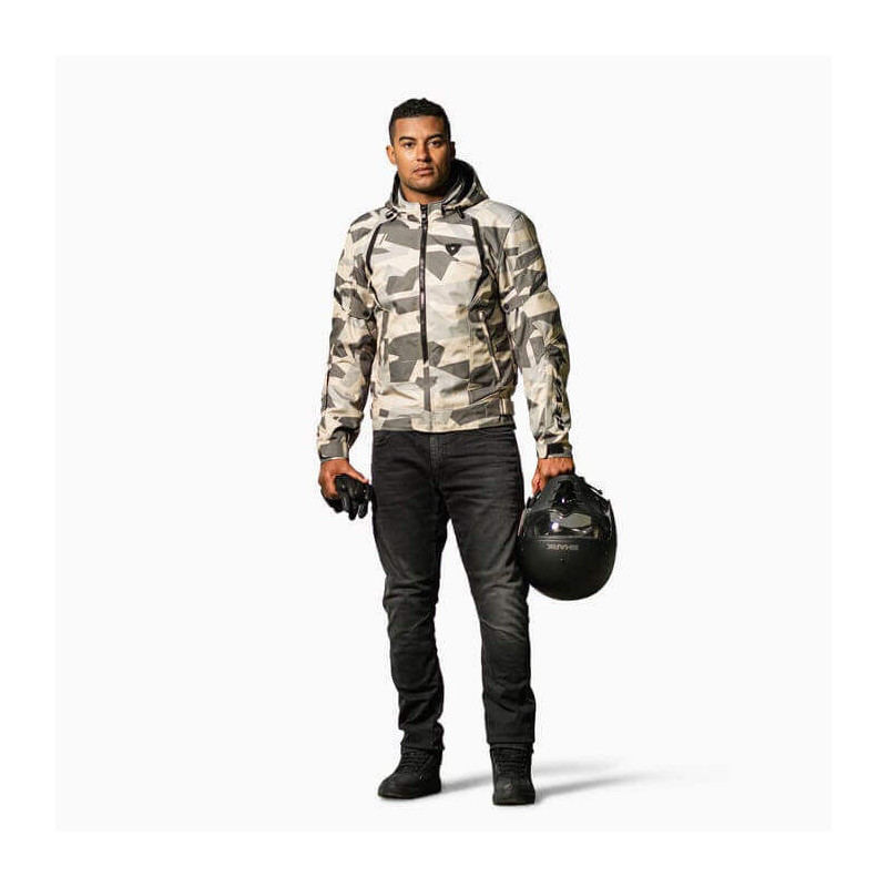 REV'IT VESTE FLARE 2 CAMO VERT CLAIR