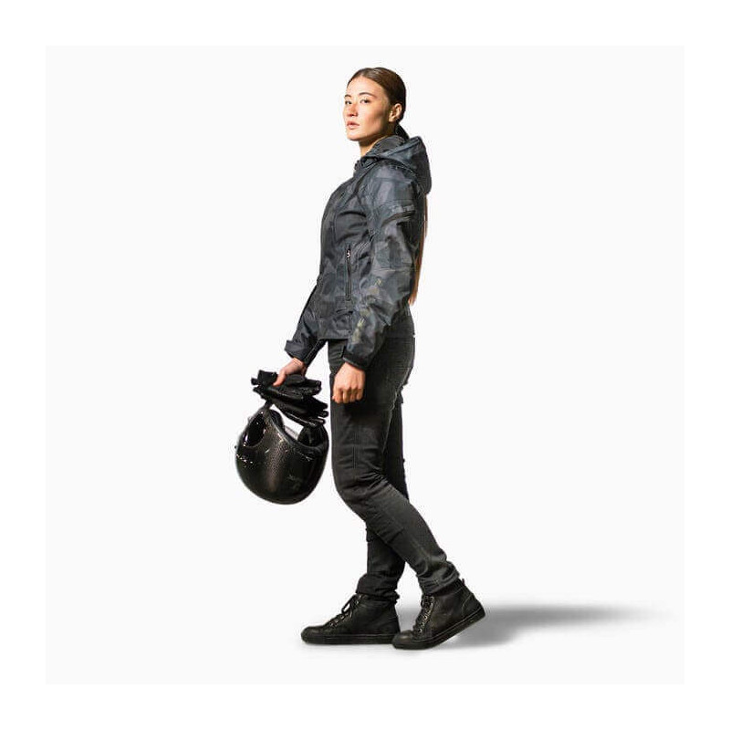 REV'IT VESTE FLARE 2 LADIES CAMO GRIS BLANC