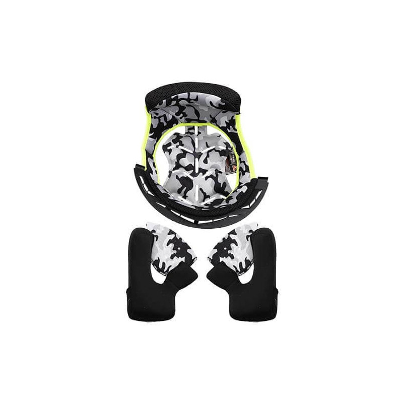 LS2 KIT COIFFE ET JOUES NOIR MX437 FAST EVO