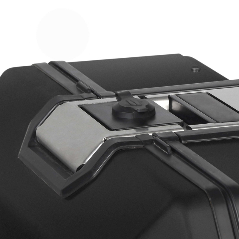 SHAD VALISE GAUCHE TR36L TERRA ALUMINIUM BLACK EDITION
