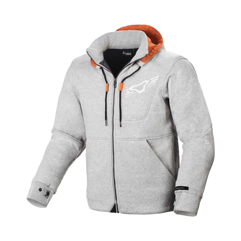MACNA VESTE DISTRICT BLANC ORANGE
