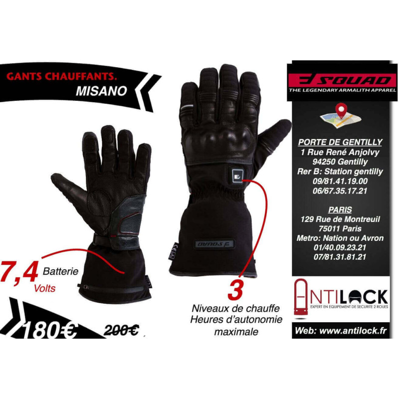 ESQUAD GANTS CHAUFFANTS MISANO