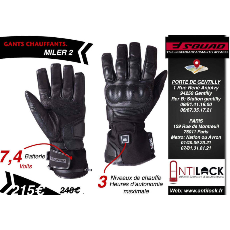 ESQUAD GANTS CHAUFFANTS MILER II