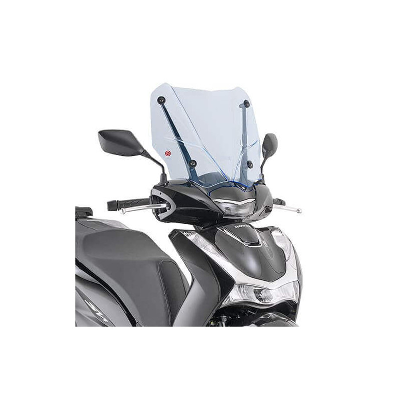 GIVI BULLE BLEUE HONDA SH125/150/350 '20 ET NIU MQI GT ET SUPER SOCO CUX '21 (D1181BL)