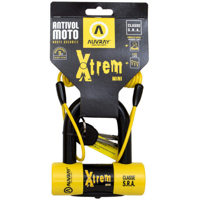 AUVRAY BLOQUE DISQUE XTREM MINI CLASSE SRA + CORDON DE RAPPEL