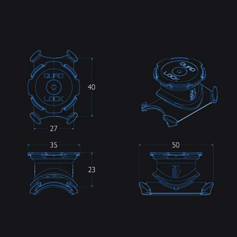 QUAD LOCK SUPPORT VELO