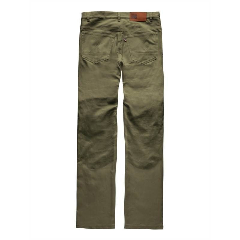 Blauer Jeans Kanvas Kaki