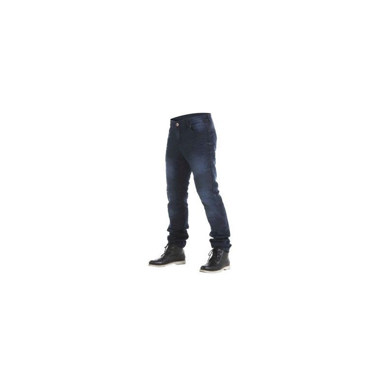 OVERLAP CASTEL Foncé WASHED JEANS Homme homologué Toutes Routes