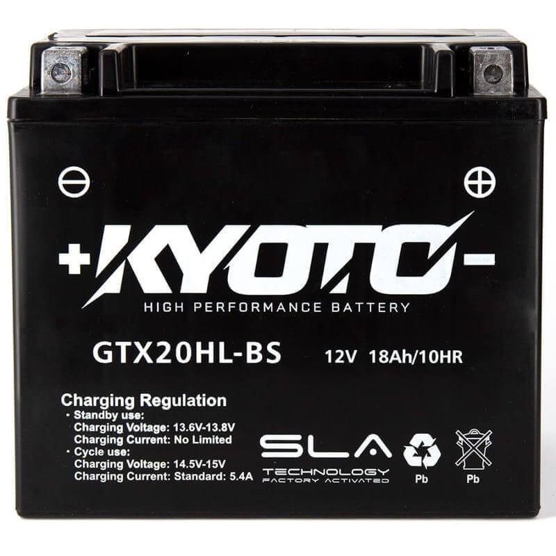 KYOTO BATTERIE GTX20HL-BS - SLA AGM (ACIDE REMPLI)