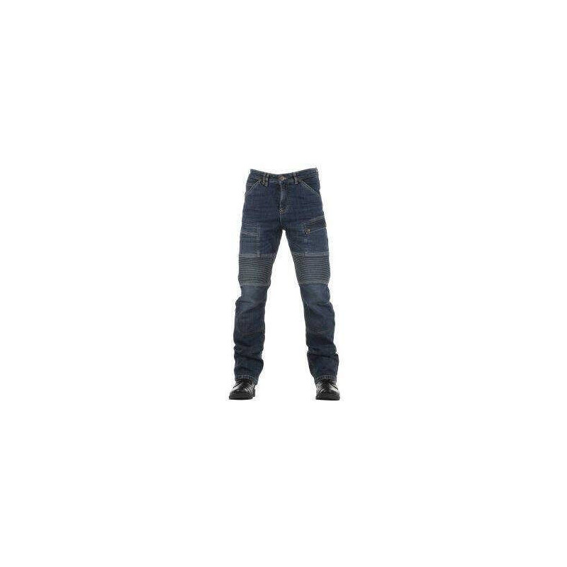 OVERLAP ROAD SMALT HOMME JEANS Homologué Urban