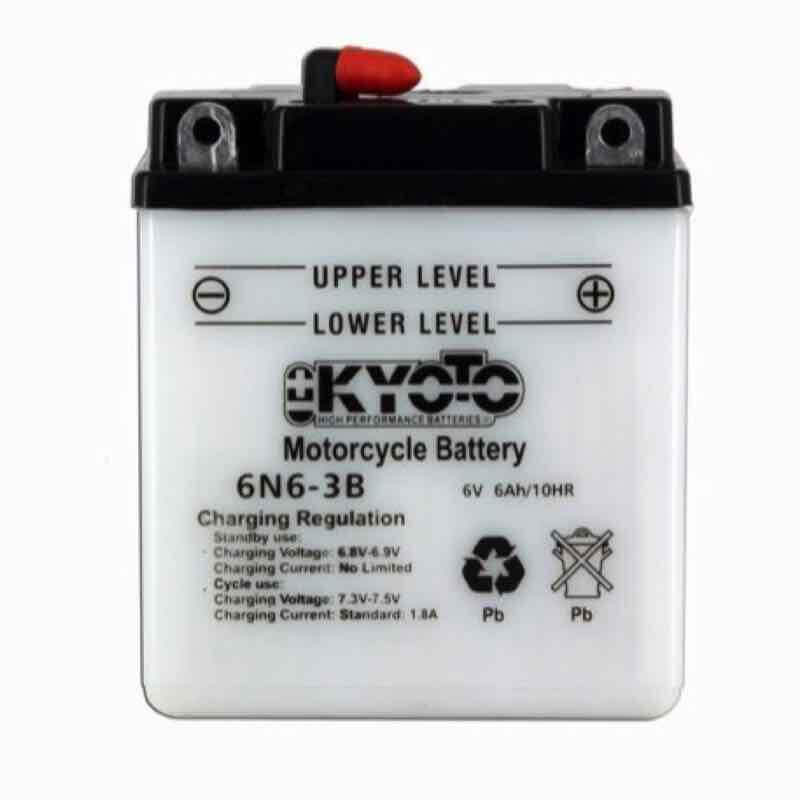 KYOTO BATTERIE 6N6-3B AGM - AVEC PACK ACIDE (INCLUS)