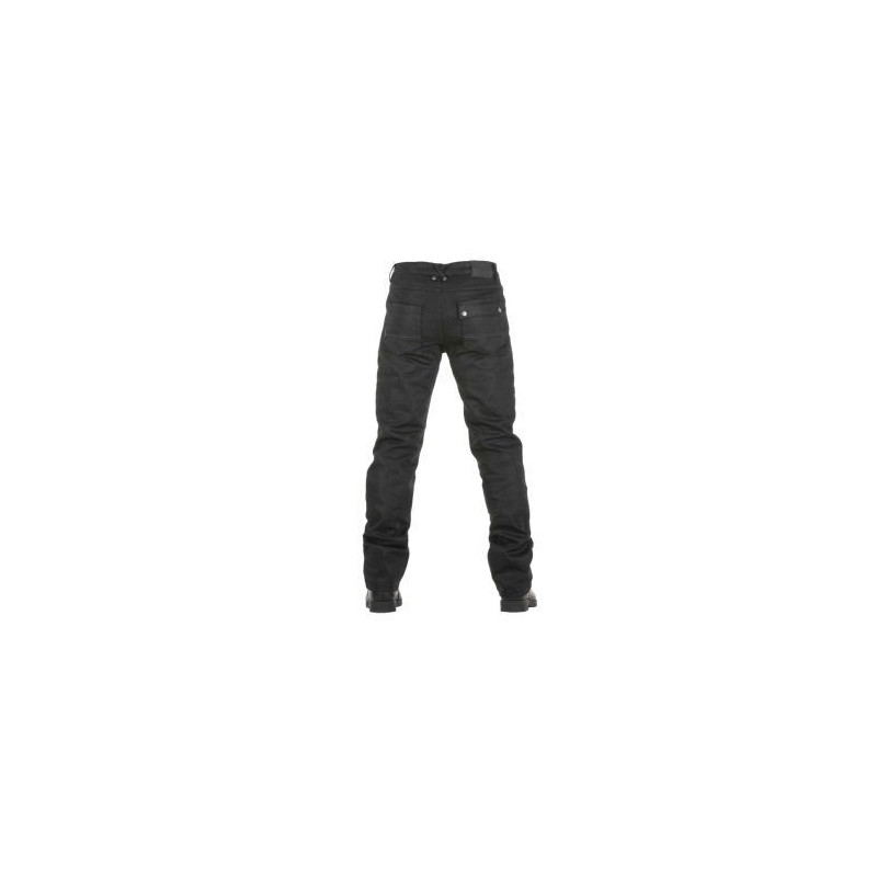 OVERLAP STURGIS NOIR WAXED JEANS Homologué Toutes routes