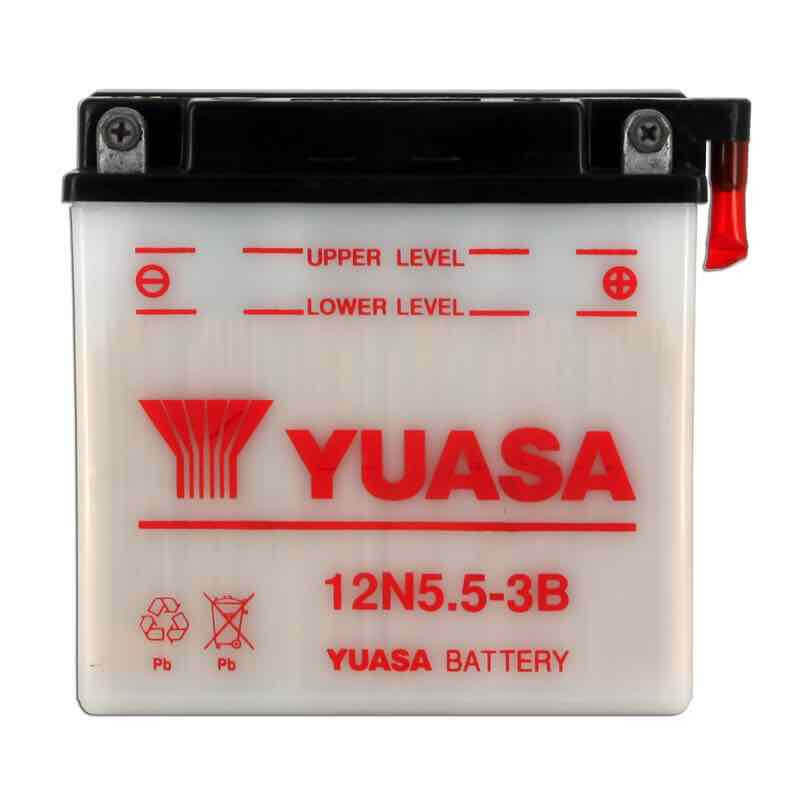 YUASA BATTERIE 12N5.5-3B - SANS PACK ACIDE (NON INCLUS)