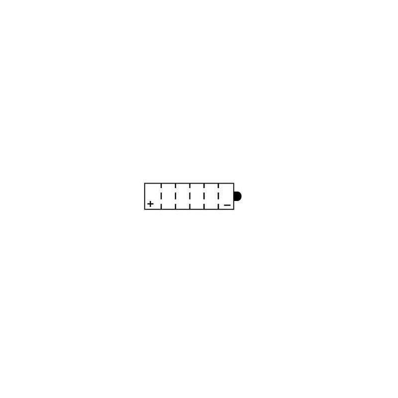 YUASA BATTERIE YB12A-B - SANS PACK ACIDE (NON INCLUS)