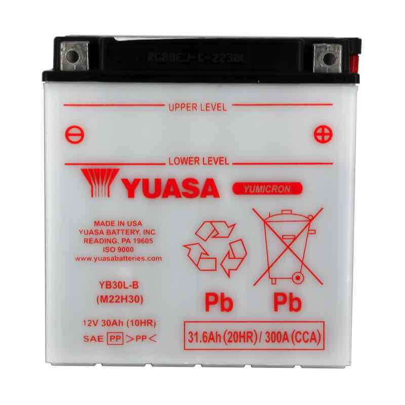 YUASA BATTERIE YB30L-B - SANS PACK ACIDE (NON INCLUS)