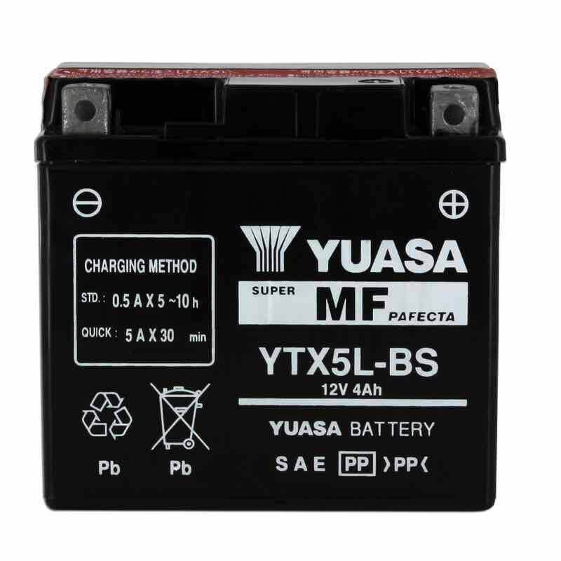 YUASA BATTERIE YTX5L-BS AGM - AVEC PACK ACIDE (INCLUS)