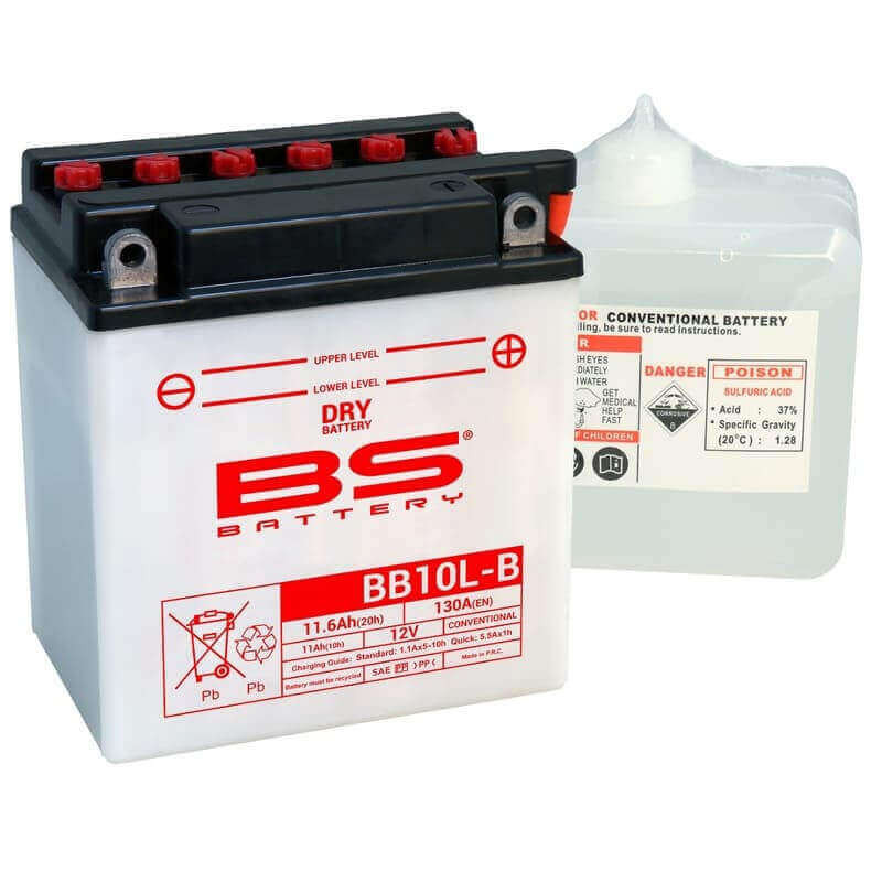 BS BATTERY BATTERIE BB10L-B - AVEC PACK ACIDE (INCLUS)