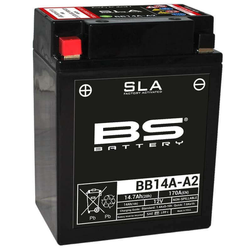 BS BATTERY BATTERIE BB14A-A2 - SLA AGM (ACIDE REMPLI)