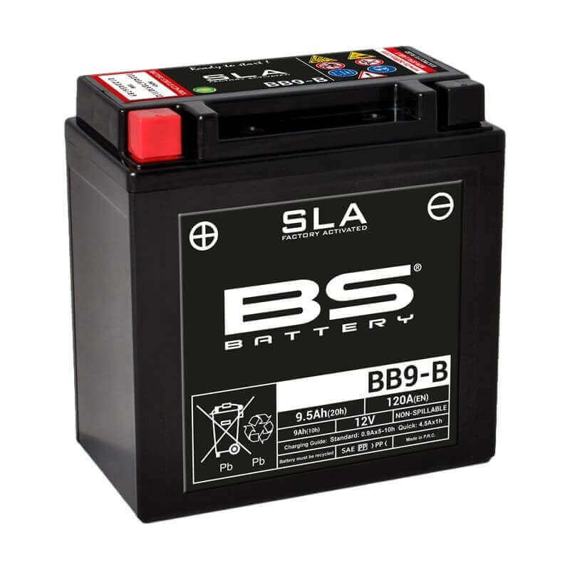 BS BATTERY BATTERIE BB9-B - SLA AGM (ACIDE REMPLI)