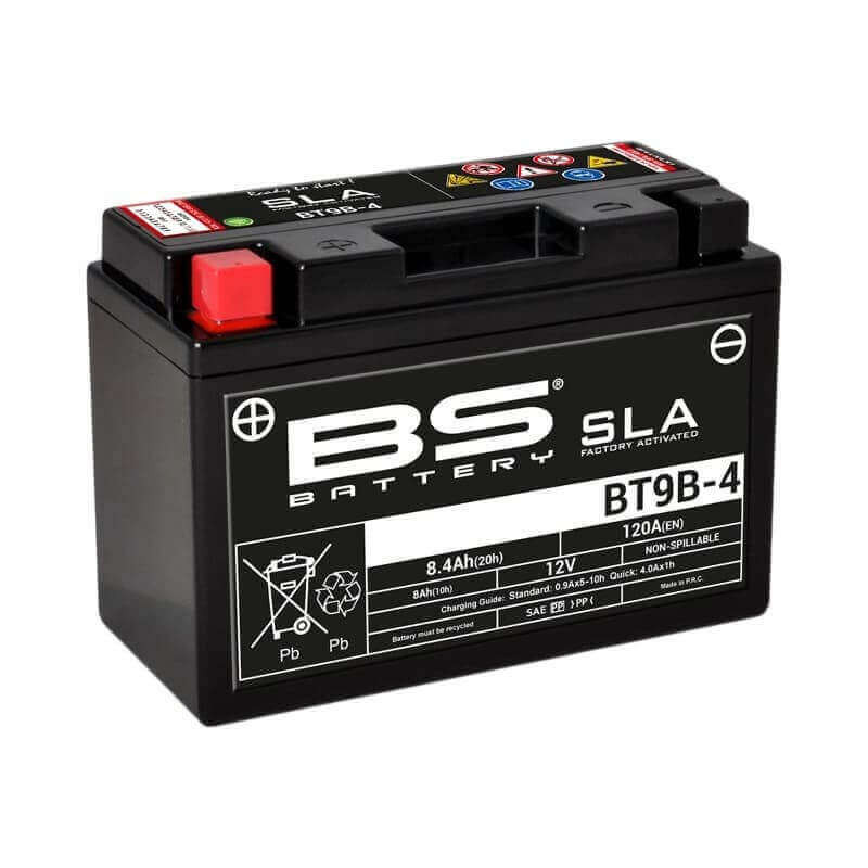 BS BATTERY BATTERIE BT9B-4 - SLA AGM (ACIDE REMPLI)