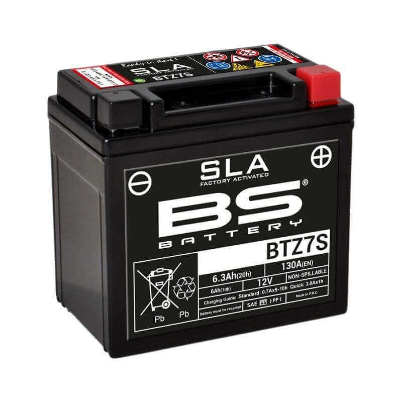 BS BATTERY BATTERIE BTZ7S - SLA AGM (ACIDE REMPLI)
