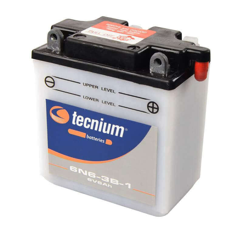 TECNIUM BATTERIE 6N6-3B-1 - AVEC PACK ACIDE (INCLUS)