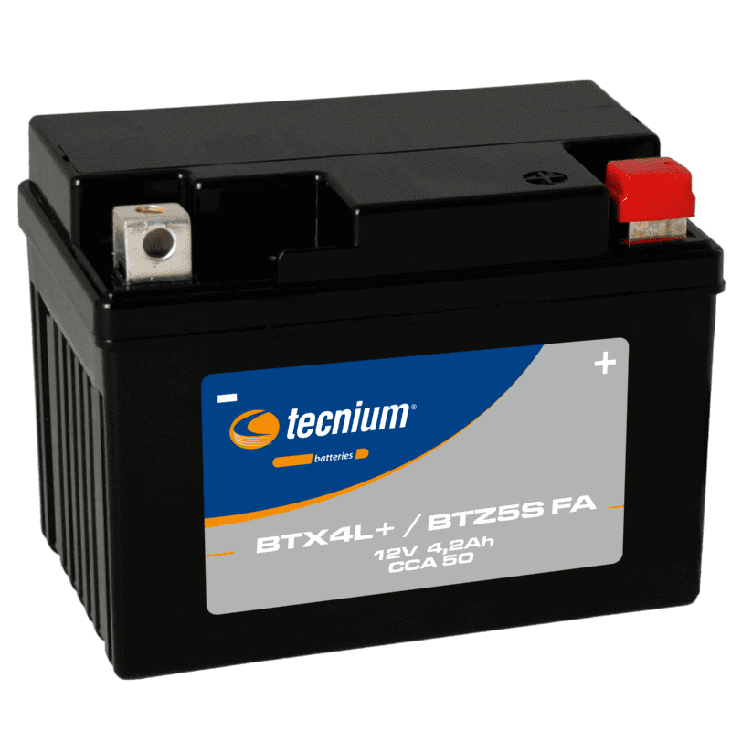TECNIUM BATTERIE BTX4L+/BTZ5S - SLA AGM (ACIDE REMPLI)