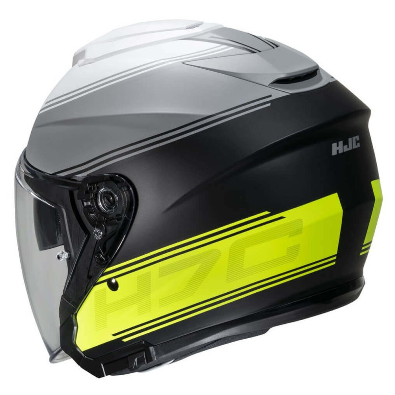HJC JET i30 VICOM AVEC VISIÈRE MIROIR IRIDIUM