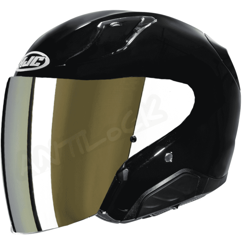 HJC CASQUE JET RPHA 31 AVEC VISIÈRE MIROIR OR