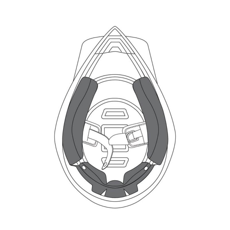 AGV PAIRE DE JOUES POUR - AX-8 EVO