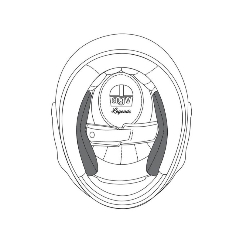 AGV PAIRE DE JOUES POUR - X3000