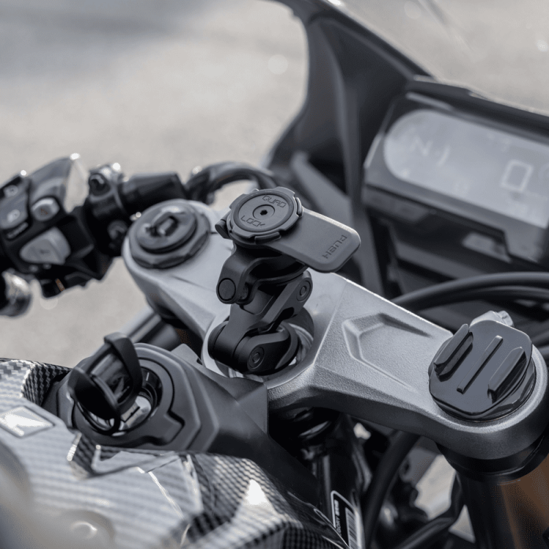 QUAD LOCK SUPPORT VIS DE PONTET PRO EN ALU NOIR POUR GUIDON SPORTIVE