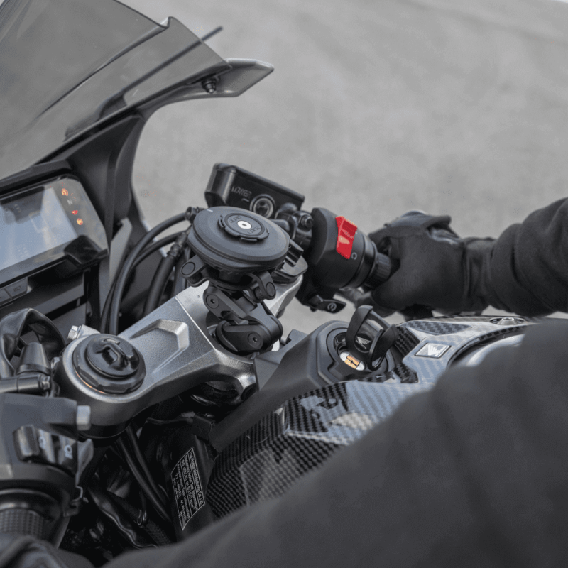 QUAD LOCK SUPPORT VIS DE PONTET PRO EN ALU NOIR POUR GUIDON SPORTIVE
