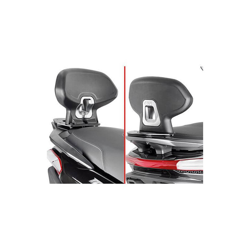 GIVI DOSSERET PASSAGER PIAGGIO MP3 HPE 400/400 SPORT - 530 EXCLUSIVE '22 (TB5619A)