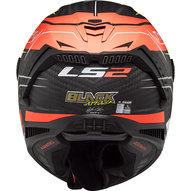 LS2 CASQUE INTEGRAL FF805 THUNDER CARBON ATTACK MAT