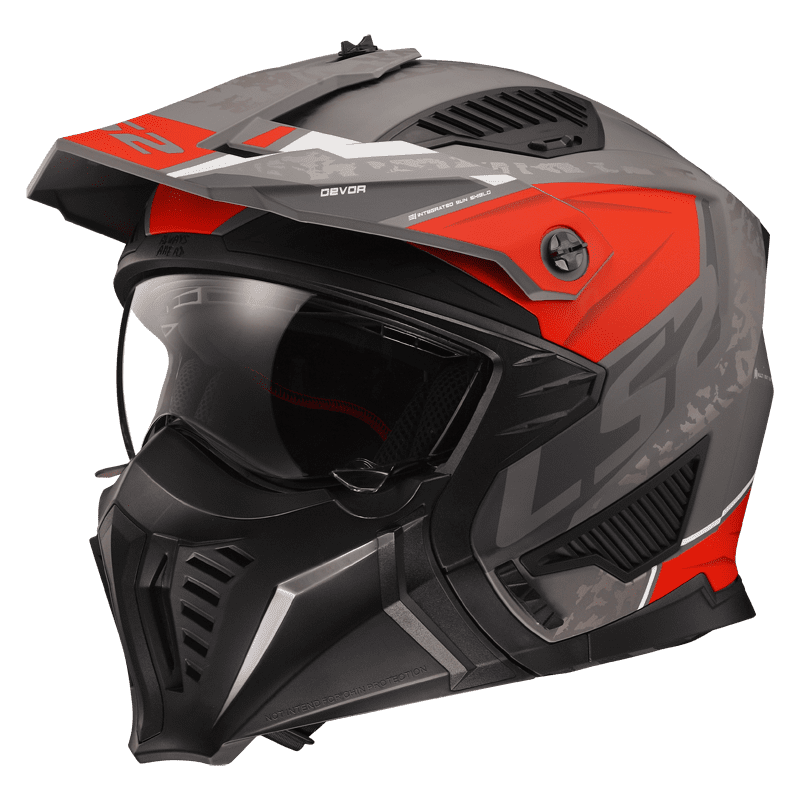 LS2 CASQUE JET OF606 DRIFTER DEVOR MAT