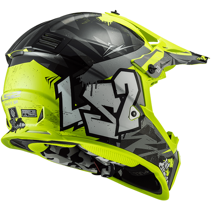 LS2 CASQUE CROSS ENFANT MX437 FAST EVO II MINI CRUSHER