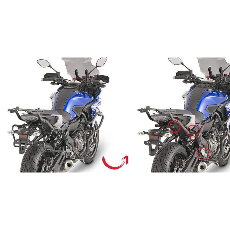 GIVI SUP V35 RAPID YAMAHA MT07 TRACER