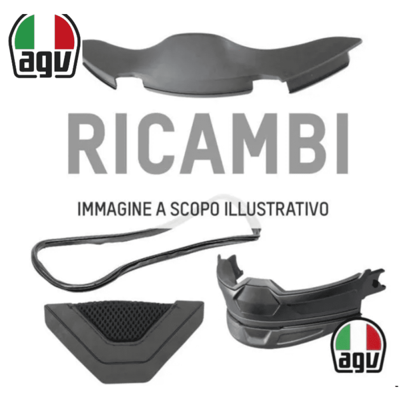 AGV KIT VISIERE ET ECRAN INTERNE SOLAIRE + PARE VENT