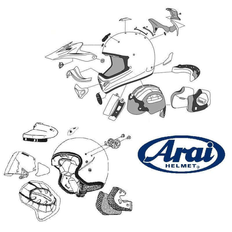 ARAI VISIERE POUR TOUR-X3/4